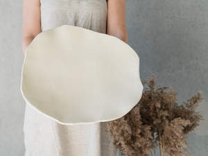 Creamy Dream large serving plate