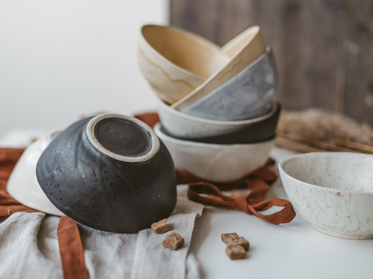 Black matte soup bowl – Mr. Bowl Ceramics