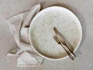 Nordic charm white dishes handmade pottery dinnerware