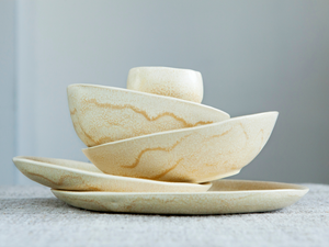 contemporary ceramics party plate Vegan bowl